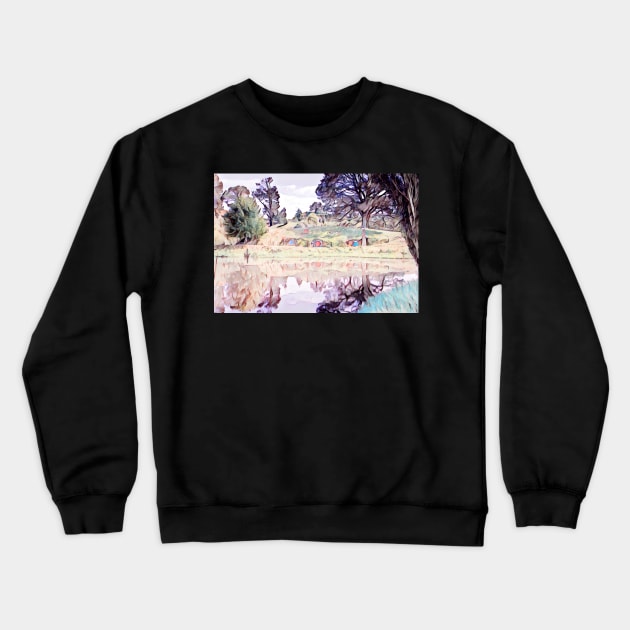 The Shire - Watercolour Crewneck Sweatshirt by TtripleP2